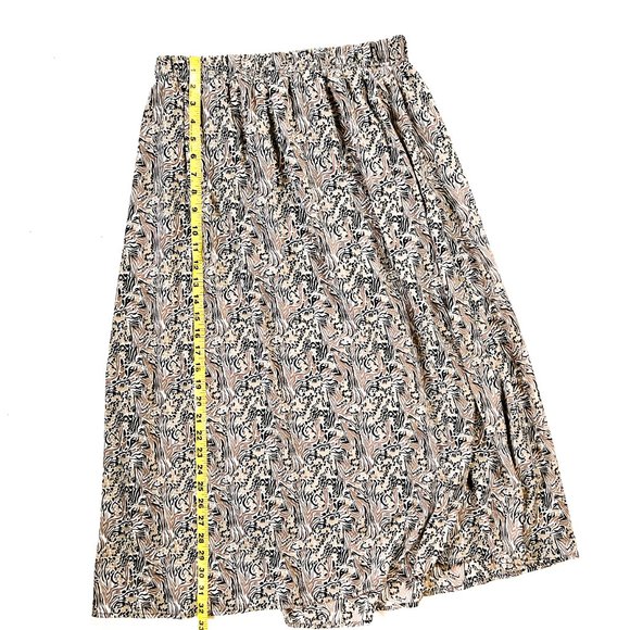 AWARE by vero moda comfy, flowy josephine printed midi skirt - Picture 3 of 7